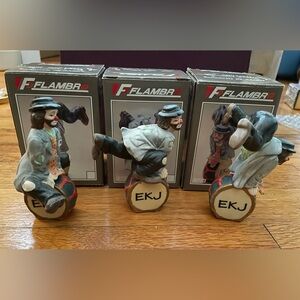 Flambro Clown Figurines Set collectibles
